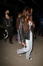 ANASTASIA KARANIKOLAOU and KELSEY CALEMINE Leaves Boa Steakhouse in West Hollywood 02/06/2021