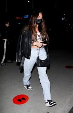 ANASTASIA KARANIKOLAOU at BOA Steakhouse in West Hollywood 02/06/2021