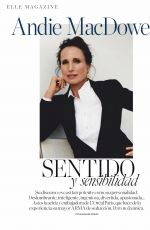 ANDIE MACDOWELL in Elle Magazine, Spain March 2021