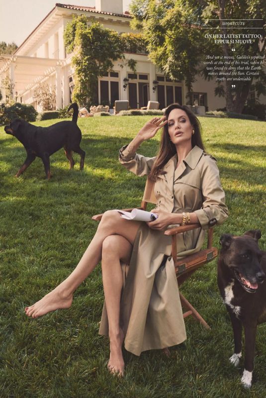 ANGELINA JOLIE in Vogue Magazine, UK March 2021