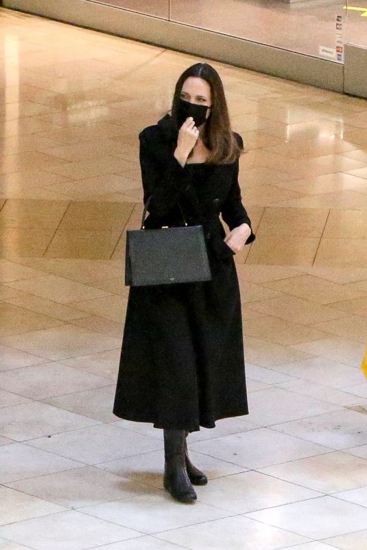 ANGELINA JOLIE Out Shopping in Los Angeles 02/06/2021