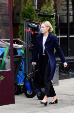 ANNASOPHIA ROBB on the Set of Dr. Death in New York 02/09/2021