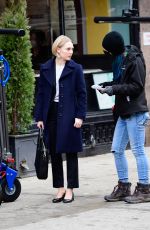 ANNASOPHIA ROBB on the Set of Dr. Death in New York 02/09/2021