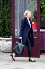 ANNASOPHIA ROBB on the Set of Dr. Death in New York 02/09/2021