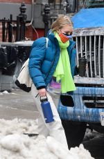 ANNASOPHIA ROBB on the Set of Dr. Death in New York 02/11/2021