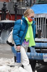 ANNASOPHIA ROBB on the Set of Dr. Death in New York 02/11/2021