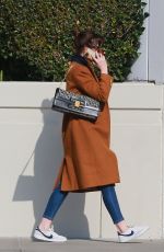 ANNE HATHAWAY Out and About in Santa Monica 02/04/2021