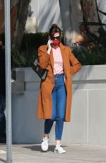 ANNE HATHAWAY Out and About in Santa Monica 02/04/2021