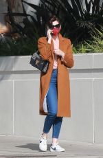 ANNE HATHAWAY Out and About in Santa Monica 02/04/2021