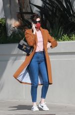 ANNE HATHAWAY Out and About in Santa Monica 02/04/2021