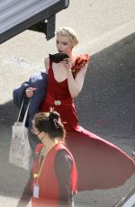 ANYA TAYLOR-JOY on the Set of David O