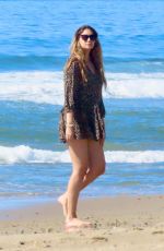 APRIL LOVE GEARY and Robin Thicke Out a Beach in Malibu 02/22/2021