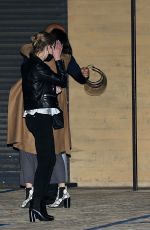 ASHLEY BENSON Out for Dinner at Nobu in Malibu 01/31/2021