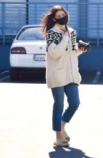 ASHLEY GREENE Out for Sushi in Los Angeles 02/17/2021