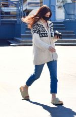 ASHLEY GREENE Out for Sushi in Los Angeles 02/17/2021