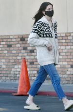 ASHLEY GREENE Out for Sushi in Los Angeles 02/17/2021