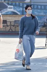 ASHLEY GREENE Wearing a Face Mask Out in Los Angeles 02/08/2021