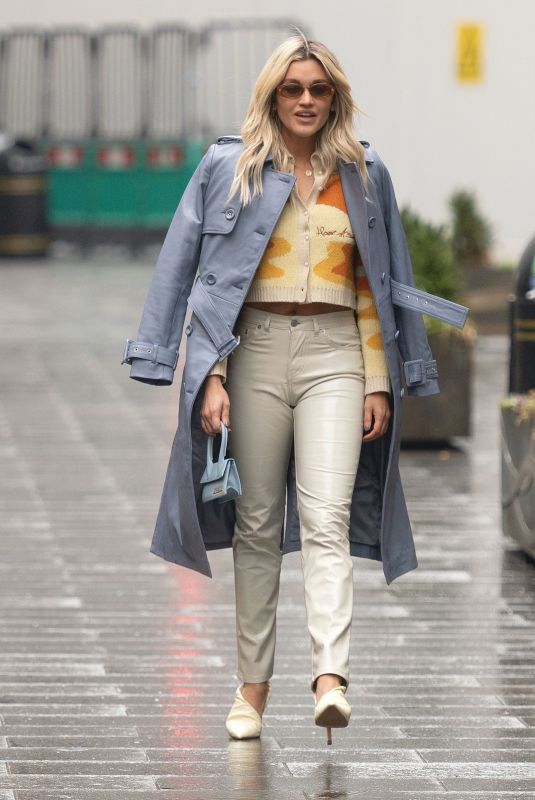 ASHLEY ROBERTS Arrives at Global Radio in London 02/16/2021
