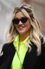 ASHLEY ROBERTS Arrives at Global Radio in London 02/17/2021