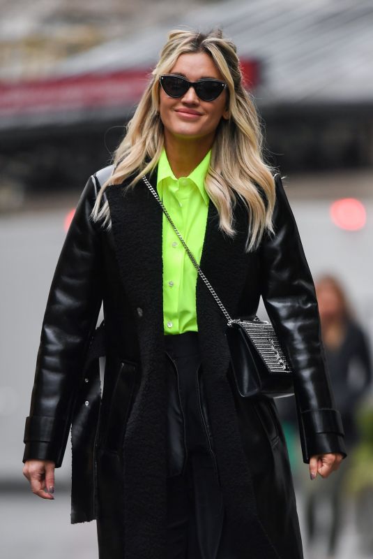 ASHLEY ROBERTS Arrives at Global Radio in London 02/17/2021