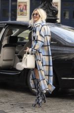 ASHLEY ROBERTS Leaves Global Radio in London 02/02/2021