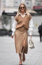 ASHLEY ROBERTS Leaves Global Studios in London 02/01/2021