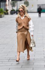 ASHLEY ROBERTS Leaves Global Studios in London 02/01/2021