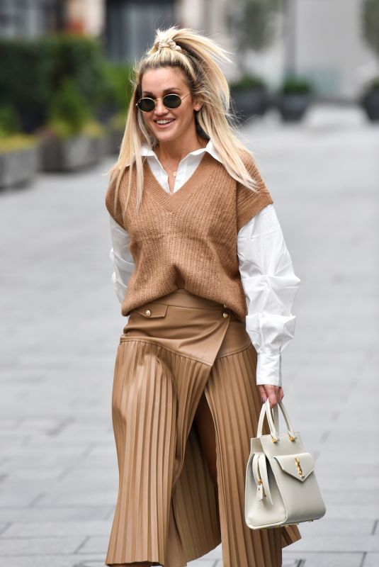 ASHLEY ROBERTS Leaves Global Studios in London 02/01/2021