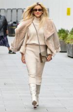 ASHLEY ROBERTS Leaves Heart Radio in London 02/04/2021