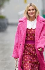 ASHLEY ROBERTS Leaves Heart Radio in London 02/09/2021