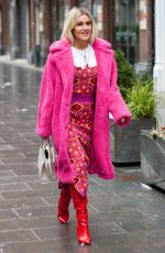 ASHLEY ROBERTS Leaves Heart Radio in London 02/09/2021