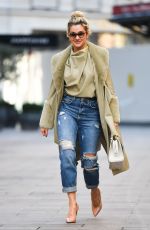 ASHLEY ROBERTS Leaves Heart Radio in London 02/10/2021