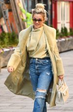 ASHLEY ROBERTS Leaves Heart Radio in London 02/10/2021