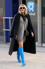 ASHLEY ROBERTS Leaves Heart Radio in London 02/12/2021