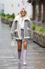 ASHLEY ROBERTS Leaves Heart Radio in London 02/15/2021