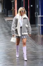 ASHLEY ROBERTS Leaves Heart Radio in London 02/15/2021