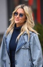 ASHLEY ROBERTS Leaves Heart Radio in London 02/19/2021