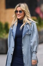 ASHLEY ROBERTS Leaves Heart Radio in London 02/19/2021