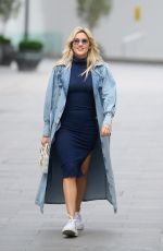 ASHLEY ROBERTS Leaves Heart Radio in London 02/19/2021
