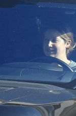 ASHLEY TISDALE Out Driving in Los Angeles 02/03/2021