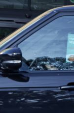 ASHLEY TISDALE Out Driving in Los Angeles 02/03/2021