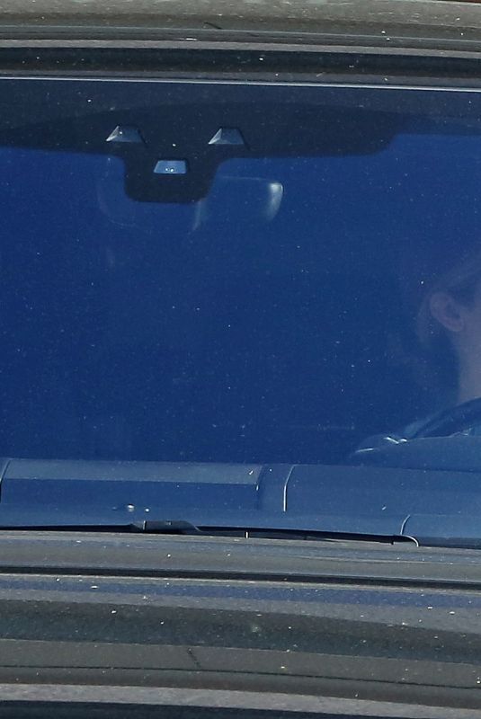ASHLEY TISDALE Out Driving in Los Angeles 02/03/2021