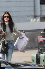 AUDRA MADRI and Josh Duhamel at LAX Airport in Los Angeles 02/04/2021