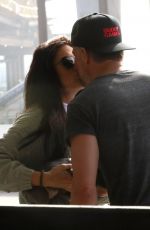 AUDRA MADRI and Josh Duhamel at LAX Airport in Los Angeles 02/04/2021
