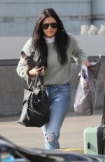 AUDRA MADRI and Josh Duhamel at LAX Airport in Los Angeles 02/04/2021