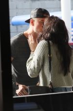 AUDRA MADRI and Josh Duhamel at LAX Airport in Los Angeles 02/04/2021