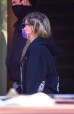 AVRIL LAVIGNE and Mod Sun Leaves Soho House in Malibu 02/18/2021