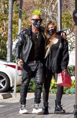 AVRIL LAVIGNE and Mod Sun Leaves Soho House in Malibu 02/18/2021