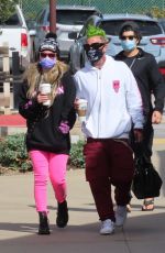 AVRIL LAVIGNE and Mod Sun Out Kissing on Valentine