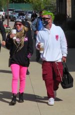 AVRIL LAVIGNE and Mod Sun Out Kissing on Valentine